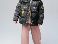 Куртка текстильная с полиуретановым покрытием для девочек