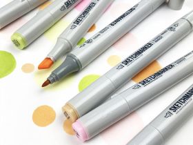 Набор маркеров Sketchmarker 48 Сhinoiserie style - Шинуазри (48 маркеров в пластиковом кейсе)