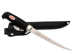 Филейный нож, Rapala, BP706SH1, нержавеющая сталь, кожаный чехол
