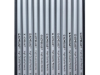 Набор чернографитных карандашей Acmeliae 12 твердостей (2H,H,F,HB,B,2B,3B,4B,5B,6B,7B,8B) в металле