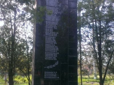 Братская могила военнопленных, расстрелянных в октябре 1942 года немецко-фашистскими захватчиками