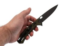 Складной нож НОКС Майор, сталь VG10, армейский нож, рукоять G10 олива