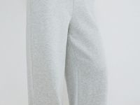 Широкие брюки с эластичным поясом, Серый