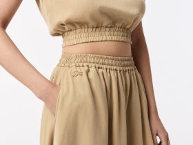 Женская длинная юбка Lacoste стандартного кроя