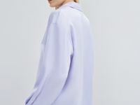Сатиновая блузка, Фиолетовый