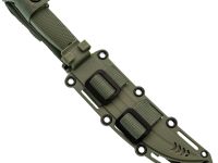 Туристический нож НОКС Смерш М модель 622, сталь AUS-8, рукоять резинопластик, зеленый