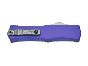 Автоматический нож Microtech Hera II Mini S/E, сталь M390MK, рукоять алюминий, фиолетовый