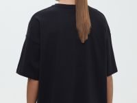 Оверсайз футболка из трикотажного интерлока