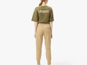 Женские спортивные брюки Lacoste из хлопка