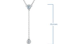 Колье из серебра э0612кл11171400