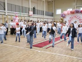 В Мирном открыли новый спортзал Политехнического лицея