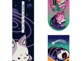 Закладки магнитные для книг MESHU "Catbox" 3 шт