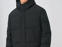 Куртка с натуральным пухом, Черный