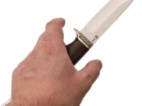 Охотничий нож Егерь, кованый, сталь Х12МФ, литье, венге