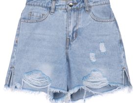 Шорты текстильные джинсовые для девочек