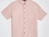 Рубашка из хлопка с коротким рукавом