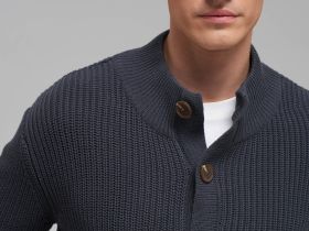 Кардиган прямого кроя из хлопка