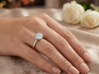Помолвочное кольцо из белого золота э4712кц12231173_white