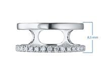 Кольцо из белого золота с бриллиантами э4701кц08220952