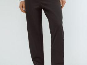 Брюки с эластичным поясом, Серый