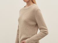 Джемпер приталенного силуэта с шерстью