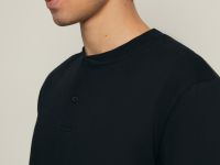 Базовое поло с воротником-стойкой