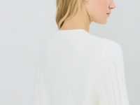 Кардиган из пряжи с шерстью, Бежевый