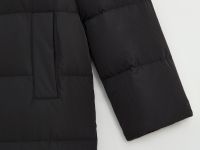 Пуховое пальто прямого силуэта