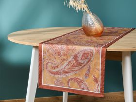 Скатерть-дорожка Paisley, охра