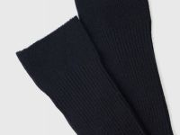 Носки в рубчик, Синий