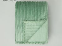 Плед Мягкая полоска/Soft strip, нефрит