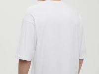 Футболка унисекс из хлопка оверсайз силуэта