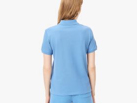 Женское поло Lacoste классического кроя из хлопка пике