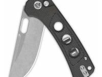 Складной нож QSP Unicorn, сталь 14C28N, рукоять микарта, темно-коричневый