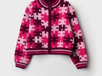 Кардиган трикотажный для девочек