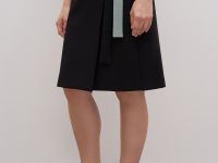 Юбка миди с поясом