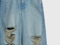 Джинсы со средней посадкой, Голубой