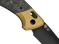 Складной нож Kizer Staffi, сталь S45VN, рукоять карбон/титан