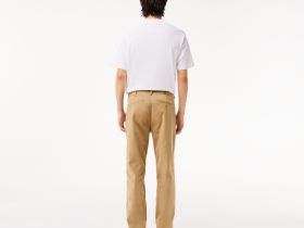 Мужские классические брюки - чинос Lacoste приталенного кроя из хлопка