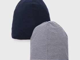 Шапка трикотажная для мальчиков, 2 шт в комплекте