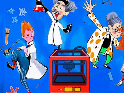 Ученая семейка и 3D принтер