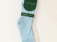 Носки Лагуна, белые/голубые