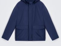 Куртка прямого силуэта с воротником-стойкой