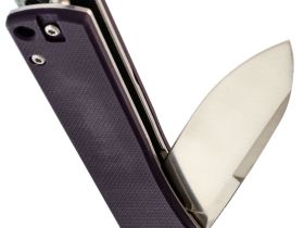 Складной нож Dr.Tech W3896GP, сталь D2, рукоять G10, фиолетовый