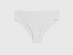 Бесшовные трусы со средней посадкой, Белый