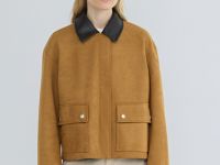 Замшевая куртка, Бежевый