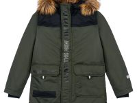 Куртка текстильная с полиуретановым покрытием для мальчиков (парка)