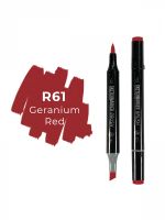 Маркер двухсторонний на спиртовой основе Sketchmarker Brush Цвет Красная герань