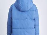 Утепленная куртка свободного силуэта