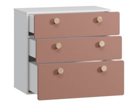 Комод детский Арчи 80x75 Розовый